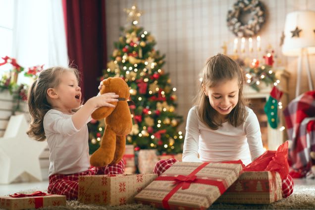 Weihnachten mit Kindern: Bescherung