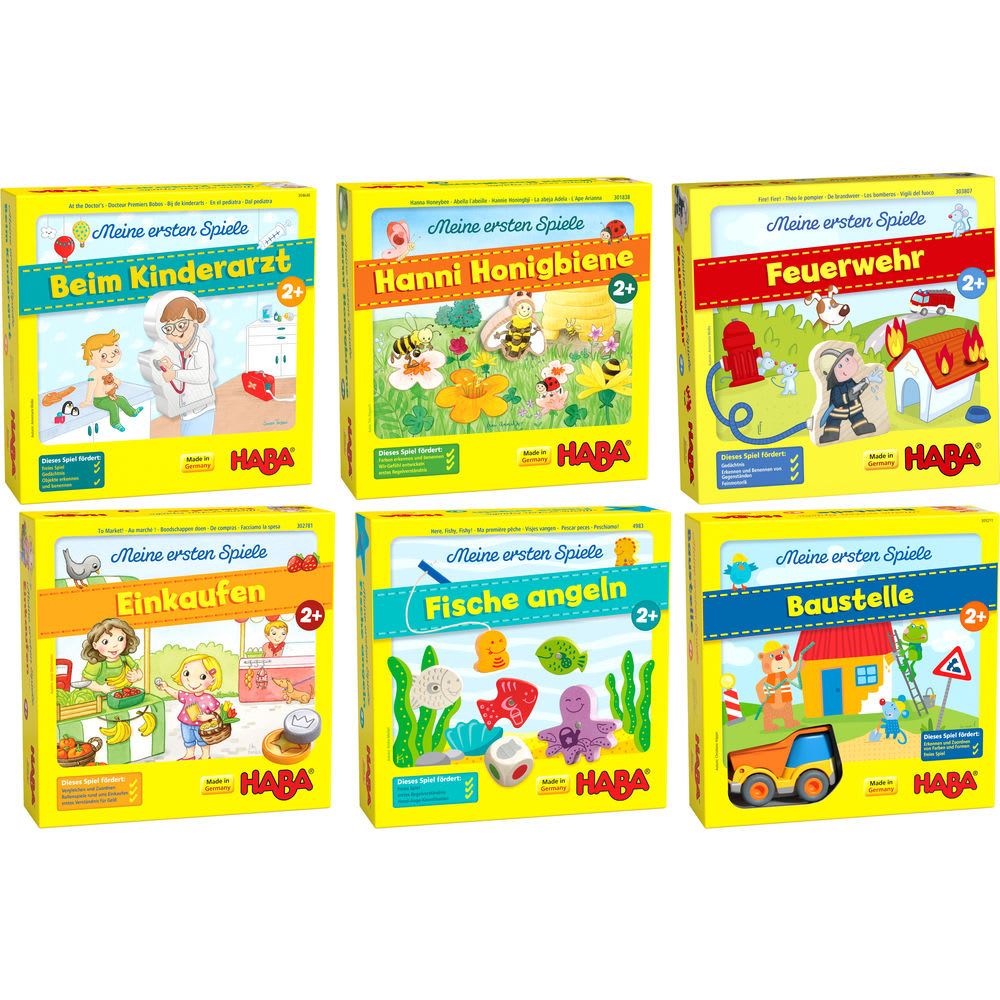 HABA-Spielepaket Meine ersten Spiele, 6 Spiele » Wehrfritz.at