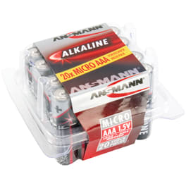 ANSMANN® Batterie Micro AAA LR03, 20 Stück