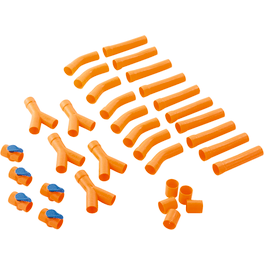 Sandspielzeug Tiefbaustelle Rohr-Ergänzung JAKO-O by Theo Klein, 43 Teile