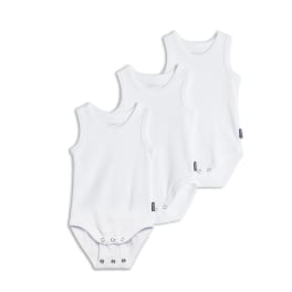 Baby Mitwachs-Body, Trägerbody, 3er-Pack