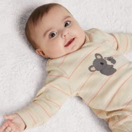 Baby Wickel-Overall Allover-Print
