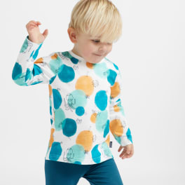Kinder Langarmshirt Allover-Print