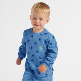 Kinder Langarmshirt Waffelstrick