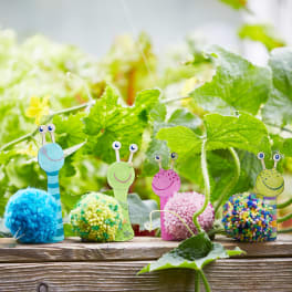Sachenmacher Pompom-Schnecken, Bastelset für 12 Stück