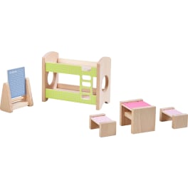 Little Friends - Puppenhaus-Möbel Kinderzimmer für Geschwister