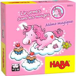 Licornes dans les nuages – Mémo magique