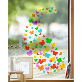 Sachenmacher Fensterbilder Schmetterlingsschwarm JAKO-O