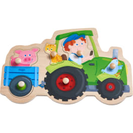 Puzzle Jolie balade en tracteur