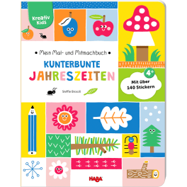 Kreativ Kids – Mein Mal- und Mitmachbuch Kunterbunte Jahreszeiten HABA 305401