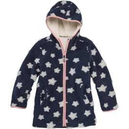 Kinder Fleecejacke mit Kuschelfleece, Longjacke