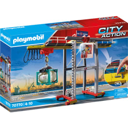 PLAYMOBIL® City Action 70770 Portalkran mit Containern