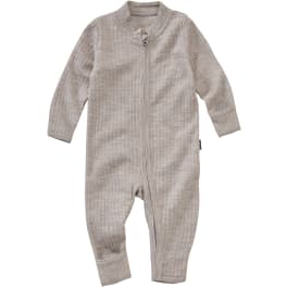 Baby Schlafoverall Wolle Seide JAKO-O, mit Klappbündchen
