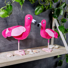 Sachenmacher Filz-Flamingo, Bastelset für 2 Stück