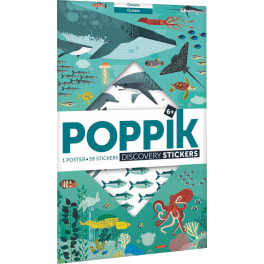 Poppik Sticker-Poster Discovery Ozeane