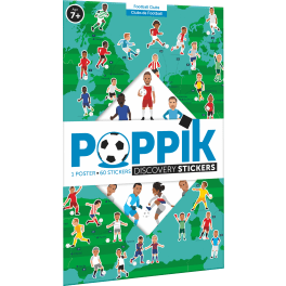 Poppik Sticker-Poster Discovery Fußball