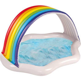 Happy People Baby-Pool Rainbow, Planschbecken mit „Sonnendach“