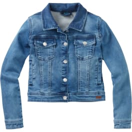Mädchen Sweat Denim Jacke