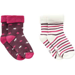 Baby Vollplüsch-Socken, 2er-Pack