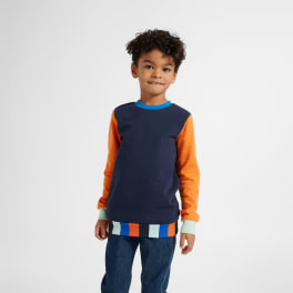 Kinder Sweatshirt Colourblock