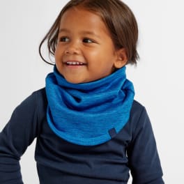 Kinder Stretchfleece Halswärmer, Reflexdruck