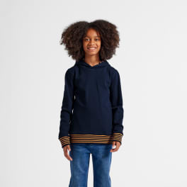 Mädchen Basic Sweatshirt