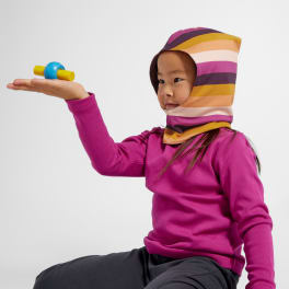 Kinder Zipfel-Schlupfmütze JAKO-O, Wende-Design
