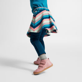 Kinder Rock mit Leggings, Allover und Ringel