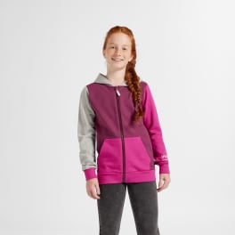 Mädchen Sweatjacke Colourblock