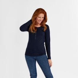 Damen Langarmshirt gerippt