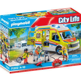 PLAYMOBIL® City Life 71202 Rettungswagen mit Licht und Sound