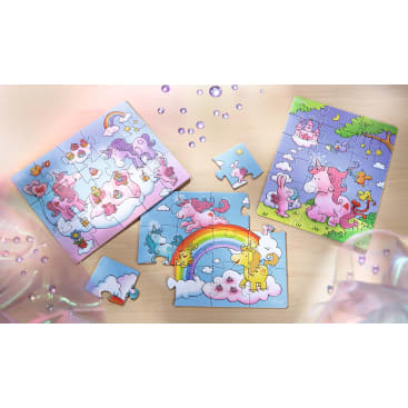 Puzzles Einhorn Glitzerglück