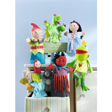 Handpuppe Froschkönig, 26 cm