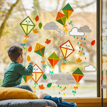 Sachenmacher Bastelset Fensterbild Drachen