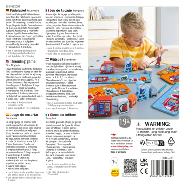 Fädelspiel Feuerwehr