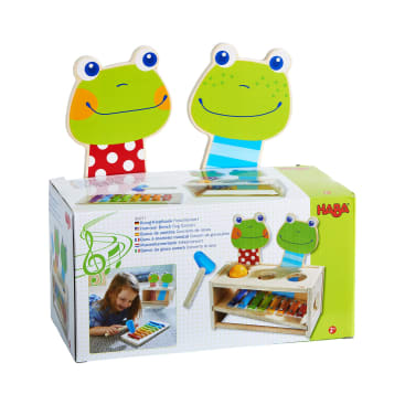 Klang-Klopfbank Froschkonzert