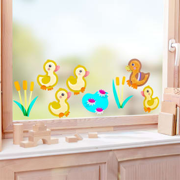 Sachenmacher Fenster-Entchen, Fensterbild-Bastelset
