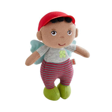 Schutzengelpuppe Oskar, 15 cm, Stoffpuppe mit Flügel