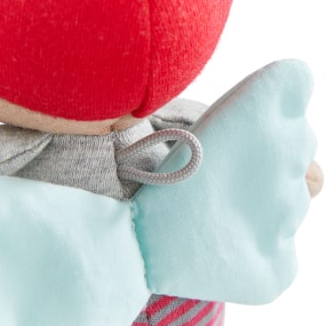 Schutzengelpuppe Oskar, 15 cm, Stoffpuppe mit Flügel