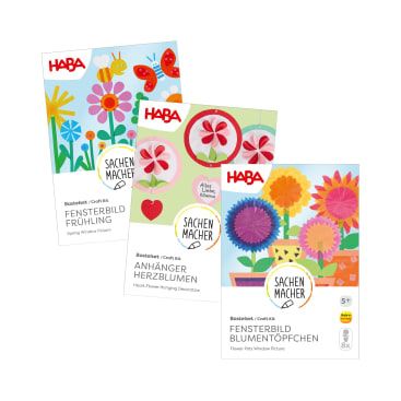 3 Sachenmacher Bastelsets - Frühling ab 5 Jahren