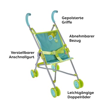 Puppenbuggy Sommerwiese