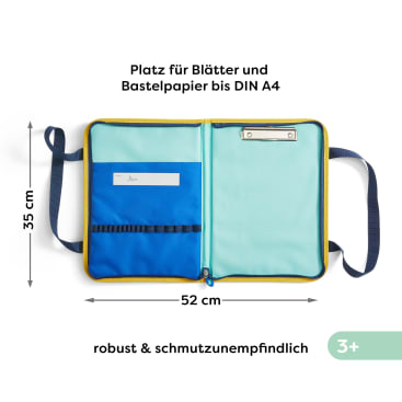 Reiseset aus Trolley und Kreativtasche