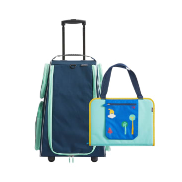 Reiseset aus Trolley und Kreativtasche