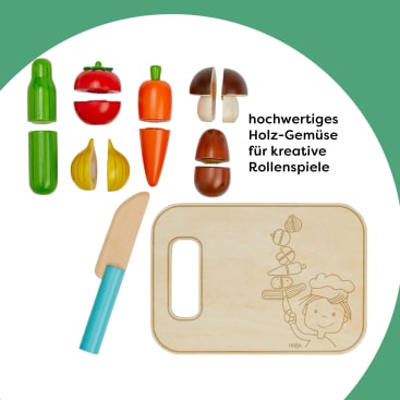 Creative Play – Gemüse-Set mit Brettchen & Messer