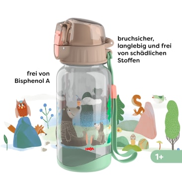 Lunch-Set Waldtiere für Kinder, Waldtiere-Brotdose & -Trinkflasche