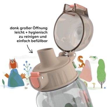 Lunch-Set Waldtiere für Kinder, Waldtiere-Brotdose & -Trinkflasche