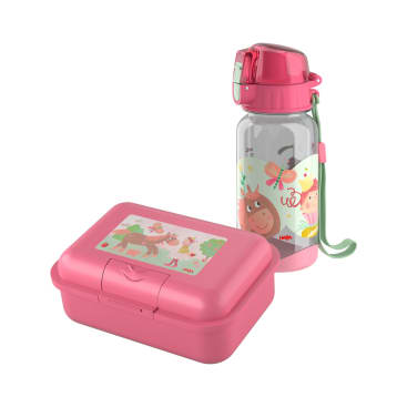 Lunch-Set Prinzessin für Kinder, Prinzessinnen-Brotdose & -Trinkflasche
