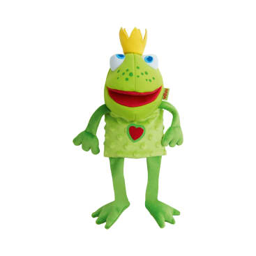 Handpuppe Froschkönig, 26 cm