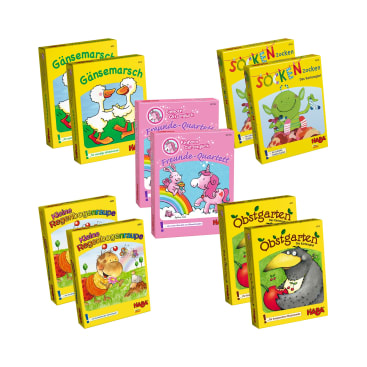 Kartenspiel-Set für Kinder, 2x5 beliebte Klassiker