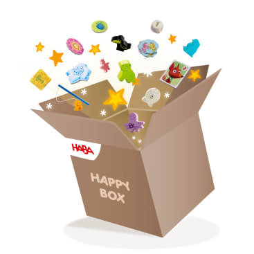 Kinderspiele-Überraschungsbox, 6 Spieleklassiker ab 2 Jahren